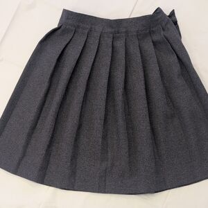 French Toast Charcoal A-Line Skirt